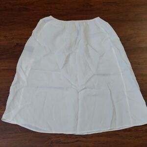 Muveil Cream Chic Feminine Retro Y2K Silky Whimsigoth Fairy Dainty Boho Slip